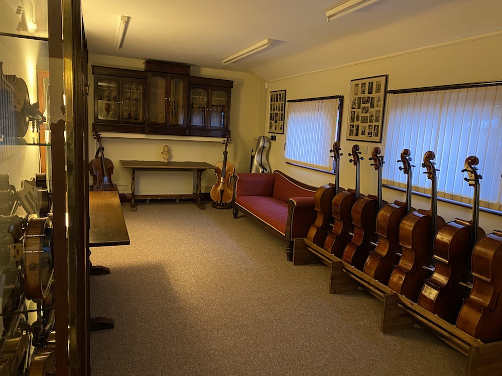Restalls Violins - showroom